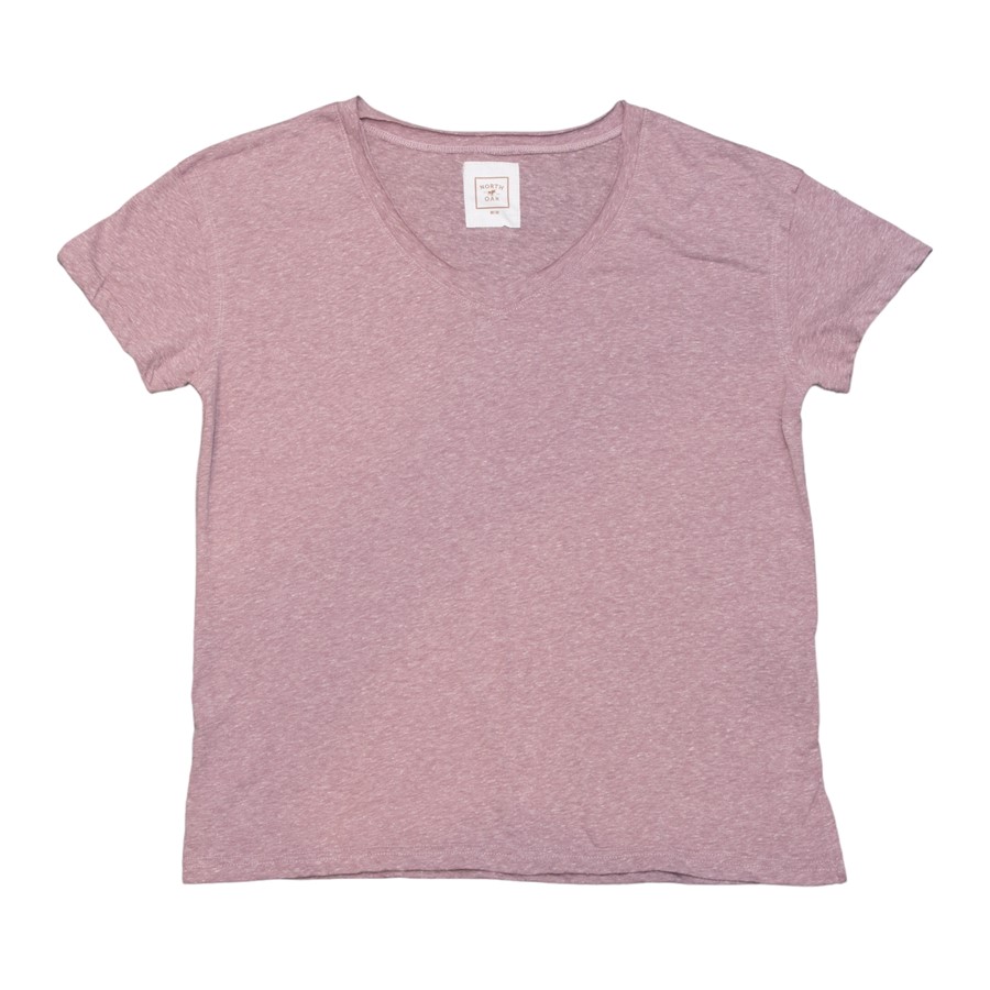 LADIES VINTAGE SLUB V NECK T-SHIRT