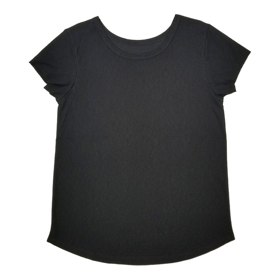 LADIES  MODERN SCOUP NECK T-SHIRT